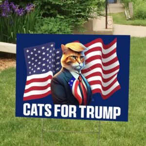 Trump 2024 Yard Sign, Cats for Trump Yard Sign, Republican Garden Sign, President Election 2024, Donald Trump Lawn Sign, Trump Vance 2024 5 Trump 2024 Yard Sign, Cats for Trump Yard Sign, Republican Garden Sign, President Election 2024, Donald Trump Lawn Sign, Trump Vance 20241