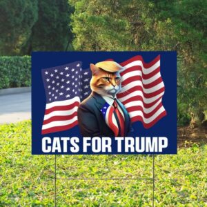 Trump 2024 Yard Sign, Cats for Trump Yard Sign, Republican Garden Sign, President Election 2024, Donald Trump Lawn Sign, Trump Vance 2024 4 Trump 2024 Yard Sign, Cats for Trump Yard Sign, Republican Garden Sign, President Election 2024, Donald Trump Lawn Sign, Trump Vance 20242
