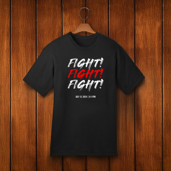 Trump Fight! July 13 Black T-Shirts