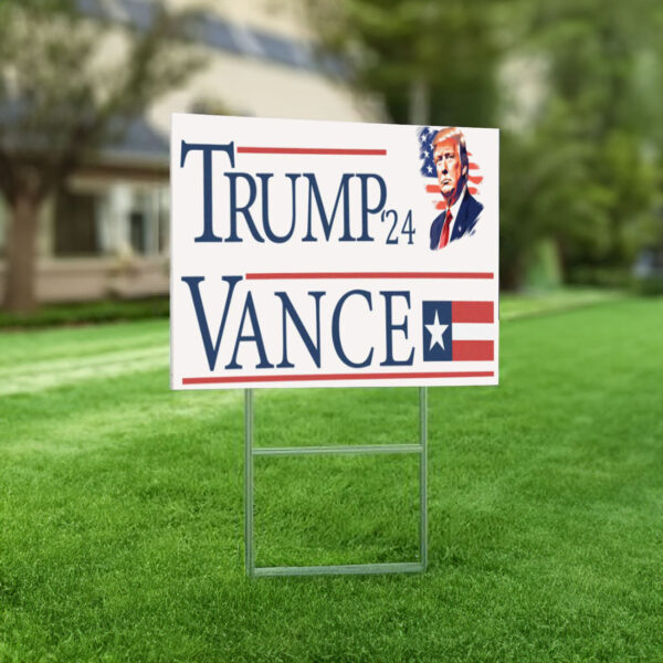 Trump For President 2024 Yard Sign