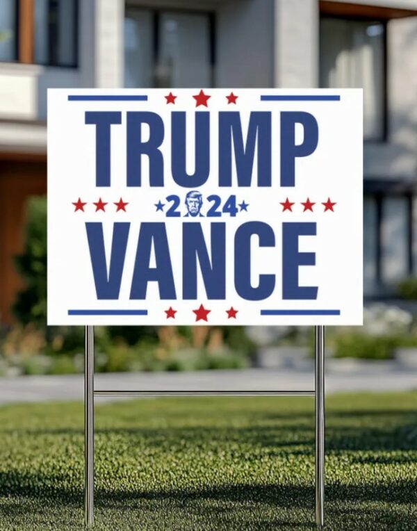 Trump For President Yard Sign, Trump Vance 2024, Presidential Election 2024, Donald Trump Lawn Sign, Trump Vance Yard Sign, Trump Supporter