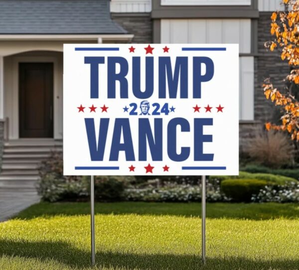 Trump For President Yard Sign, Trump Vance 2024, Presidential Election 2024, Donald Trump Lawn Sign, Trump Vance Yard Sign, Trump Supporter2