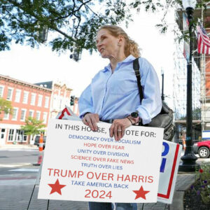 Trump Over Harris Take America Back Plastic Yard Sign 7 Trump-Over-Harris-Take-America-Back-Plastic-Yard-Sign-USA