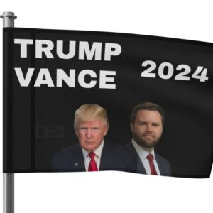 Trump Vance 2024 Black Flag MAGA Make America Great Again Gift for Her Gift for Him Custom Design1