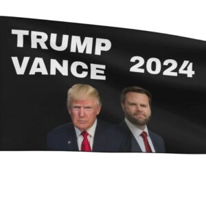 Trump Vance 2024 Black Flag MAGA Make America Great Again Gift for Her Gift for Him Custom Design2