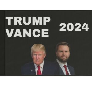 Trump Vance 2024 Black Flag MAGA Make America Great Again Gift for Her Gift for Him Custom Design3