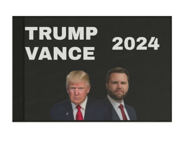 Trump Vance 2024 Black Flag MAGA Make America Great Again Gift for Her Gift for Him Custom Design3