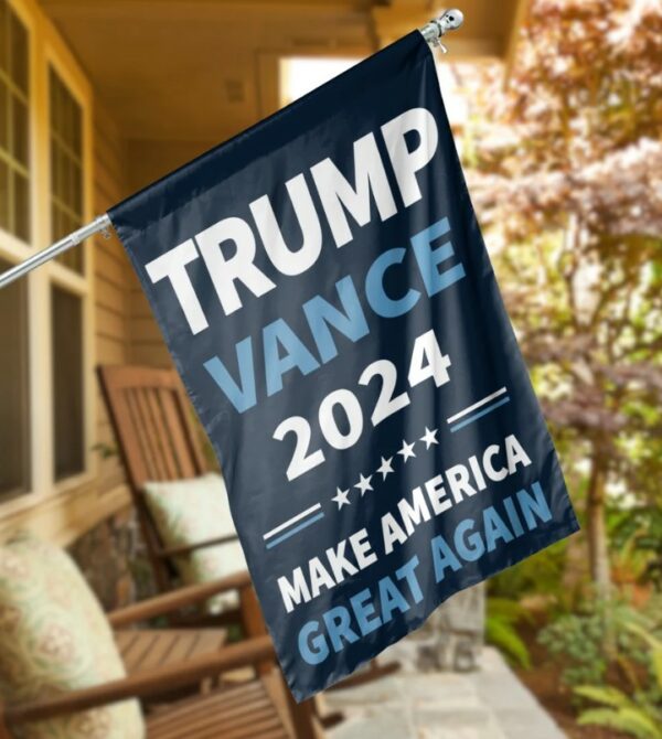 Trump Vance 2024 Flag, Make America Great Again, Donald Trump for President Flag, Political Yard Flags, Election 2024 Garden and House Flags1