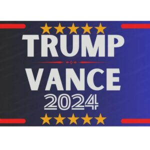 Trump Vance 2024 Flag, Trump 2024, 60 x 36 3x5 foot, Giant Trump Vance flag, Flag for truck boat, Campaign Flag, Outdoor Indoor1
