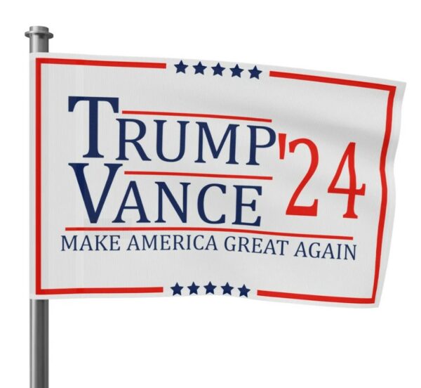 Trump Vance 2024 Flag, Trump Vance House Flag, Trump JD Vance 2024 Election Flag, Campaign Flag for Home, 36X24 Yard Flag, Trump Flag1