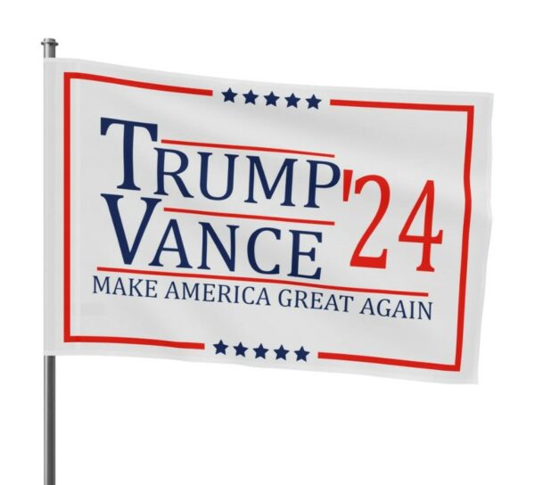 Trump Vance 2024 Flag, Trump Vance House Flag, Trump JD Vance 2024 Election Flag, Campaign Flag for Home, 36X24 Yard Flag, Trump Flag3