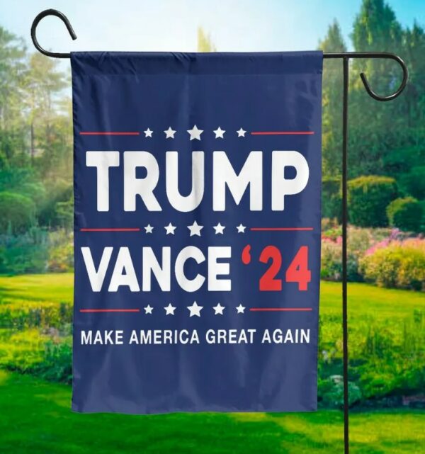 Trump Vance 2024 Flag, USA Voting President Garden Flag, Republican Yard Flags, MAGA Flag, Political Flag, Republican Gifts Support Trump