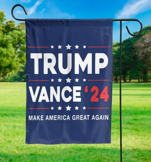 Trump Vance 2024 Flag, USA Voting President Garden Flag, Republican Yard Flags, MAGA Flag, Political Flag, Republican Gifts Support Trump1