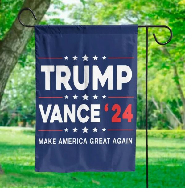 Trump Vance 2024 Flag, USA Voting President Garden Flag, Republican Yard Flags, MAGA Flag, Political Flag, Republican Gifts Support Trump3