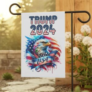Trump Vance 2024 Garden Banner, Take America Back, Patriotic Yard Decor, American Flag Garden Sign, 12"x18" Yard Flag, Political Yard Sign 5 Trump Vance 2024 Garden Banner, Take America Back, Patriotic Yard Decor, American Flag Garden Sign, 12x18 Yard Flag, Political Yard Sign1