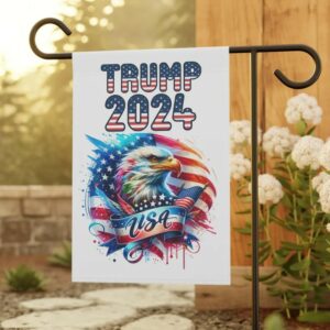 Trump Vance 2024 Garden Banner, Take America Back, Patriotic Yard Decor, American Flag Garden Sign, 12"x18" Yard Flag, Political Yard Sign 4 Trump Vance 2024 Garden Banner, Take America Back, Patriotic Yard Decor, American Flag Garden Sign, 12x18 Yard Flag, Political Yard Sign1