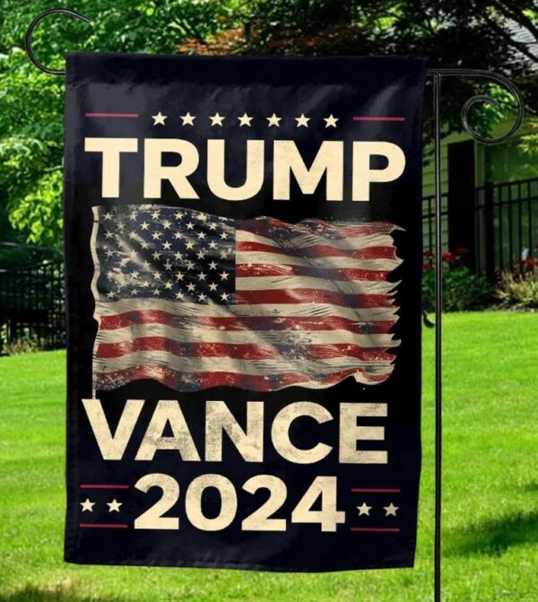 Trump Vance 2024 Garden Flag, Trump JD Vance Flag, Trump 2024 Election, Trump Fight Flag, Trump Never Surrender, Trump Vance Flag UM1F15