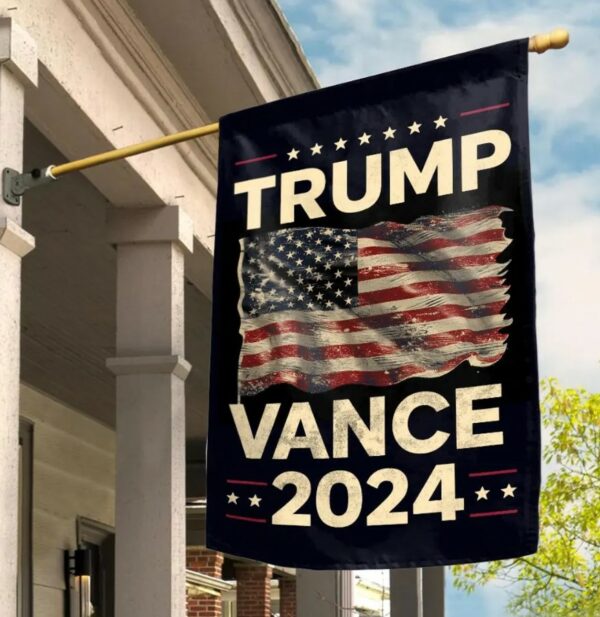 Trump Vance 2024 Garden Flag, Trump JD Vance Flag, Trump 2024 Election, Trump Fight Flag, Trump Never Surrender, Trump Vance Flag UM1F151