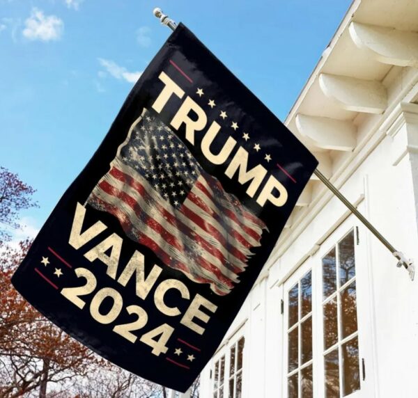 Trump Vance 2024 Garden Flag, Trump JD Vance Flag, Trump 2024 Election, Trump Fight Flag, Trump Never Surrender, Trump Vance Flag UM1F152