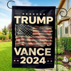 Trump Vance 2024 Garden Flag, Trump JD Vance Flag, Trump 2024 Election, Trump Fight Flag, Trump Never Surrender, Trump Vance Flag UM1F153