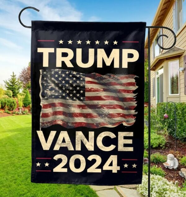 Trump Vance 2024 Garden Flag, Trump JD Vance Flag, Trump 2024 Election, Trump Fight Flag, Trump Never Surrender, Trump Vance Flag UM1F153