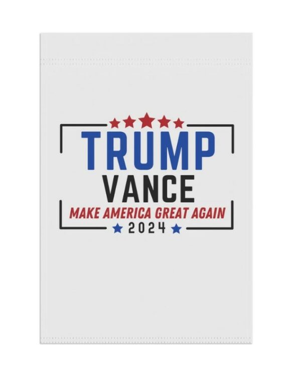 Trump Vance 2024 Logo Garden Flag, Trump Vance Logo Make America Great Again banner, Trump JD Vance Garden flag, Trump banners, Trump 2024