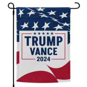 Trump Vance 2024 MAGA - Premium Yard / Garden Flag 12x17" Double-Sided 5 Trump Vance 2024 MAGA - Premium Yard Garden Flag 12x17 Double-Sided1
