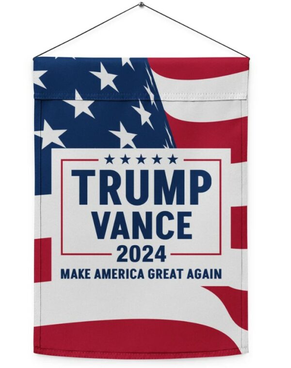 Trump Vance 2024 MAGA - Premium Yard Garden Flag 12x17 Double-Sided2