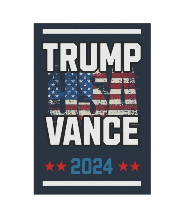 Trump Vance 2024 Republican Presidential Election Garden & House Flag Banner3