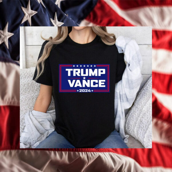 Trump Vance 2024 T-Shirt, Election Campaign Tee, Patriotic Graphic Shirt