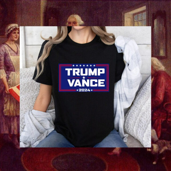 Trump Vance 2024 Tee Shirt, Election Campaign Tee, Patriotic Graphic Shirt