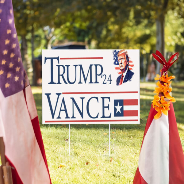 Trump Vance 2024 Yard Sign