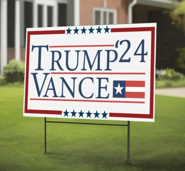 Trump Vance 2024 Yard Sign, Custom Donald Trump Yard Sign, Trump For President, MAGA 2024 Yard Sign, Election Yard Sign, Political Yard Sign2