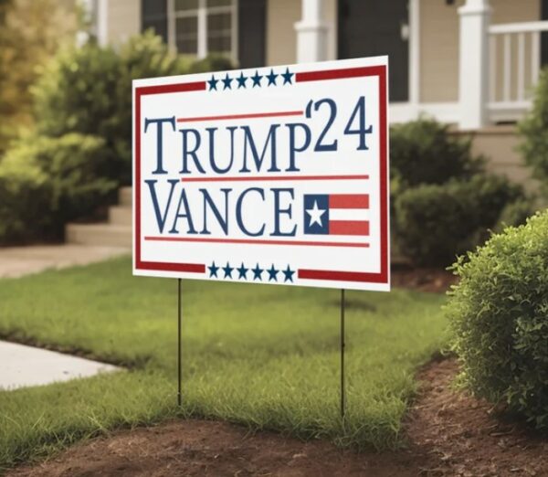 Trump Vance 2024 Yard Sign, Custom Donald Trump Yard Sign, Trump For President, MAGA 2024 Yard Sign, Election Yard Sign, Political Yard Sign3