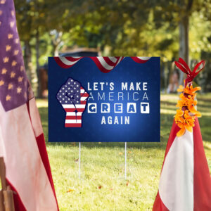 Trump Vance 2024 Yard Sign, Donald Trump For President 2024, Lets Make America 6 Trump Vance 2024 Yard Sign, Donald Trump President