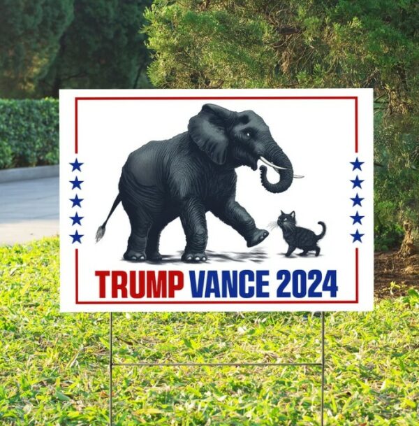 Trump Vance 2024 Yard Sign, MAGA Yard Sign, Republican Garden Sign, President Election 2024, Donald Trump Lawn Sign, Anti Harris Yard Sign