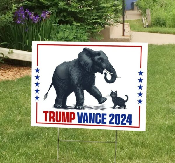 Trump Vance 2024 Yard Sign, MAGA Yard Sign, Republican Garden Sign, President Election 2024, Donald Trump Lawn Sign, Anti Harris Yard Sign2