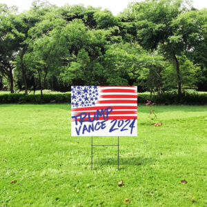 Trump Vance 2024 Yard Sign, Political Campaign Sign 5 Trump Vance 2024 Yard Sign-Political Campaign Sign