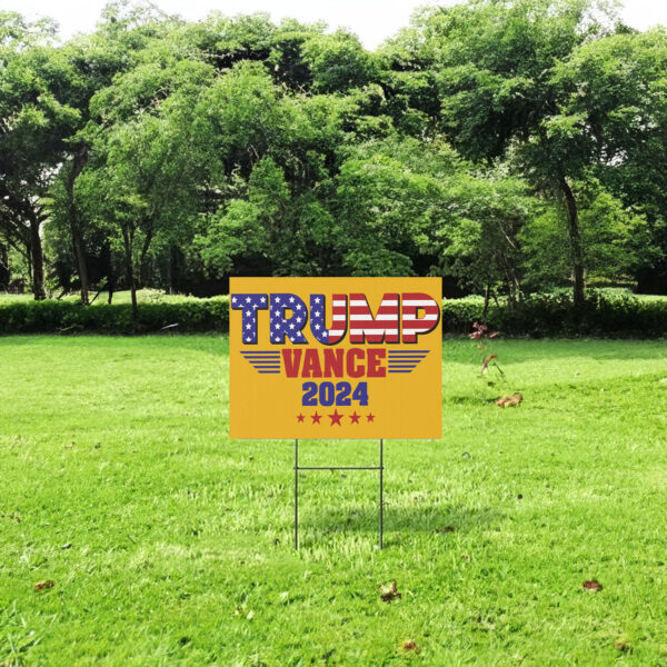 Trump Vance 2024 Yard Sign, President Trump Yard Sign, Custom 2024 Election Sign