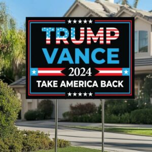 Trump Vance 2024 Yard Sign, Take America Back Lawn Sign, Election Campaign Sign, Donald Trump Yard Sign, Political Yard Signs, Trump Vance 7 Trump Vance 2024 Yard Sign, Take America Back Lawn Sign, Election Campaign Sign, Donald Trump Yard Sign, Political Yard Signs, Trump Vance3