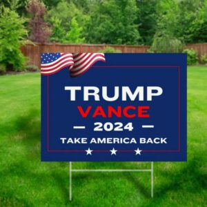 Trump Vance 2024 Yard Sign | Take America Back | Patriotic Lawn Decor | Trump Vance Yard Sign | Patriotic Lawn Sign | Trump Vance 2024 3 Trump Vance 2024 Yard Sign Take America Back Patriotic Lawn Decor Trump Vance Yard Sign Patriotic Lawn Sign Trump Vance 20241