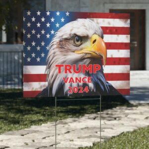 Trump Vance 2024 Yard Sign 5 Trump Vance 2024 Yard Sign2