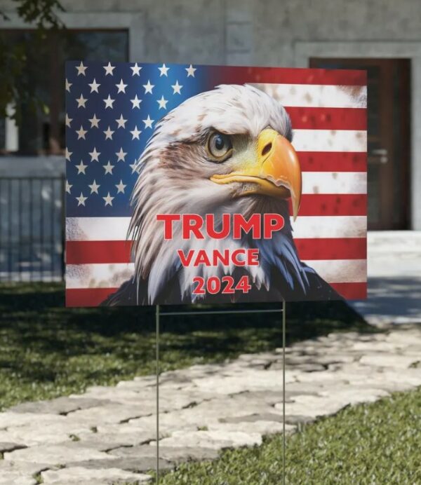 Trump Vance 2024 Yard Sign2