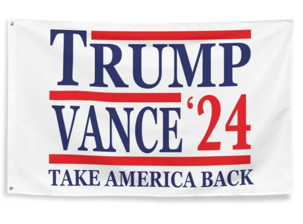 Trump Vance '24 Take America Back Flag