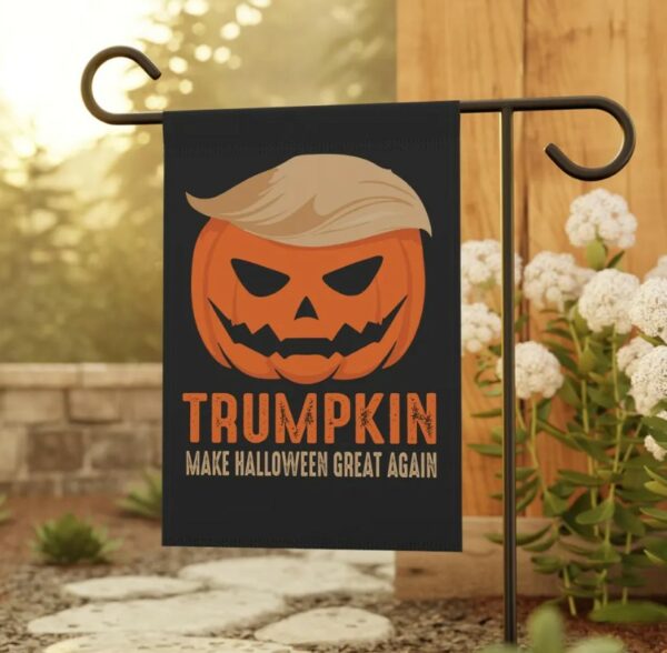 Trump Vance Flag, Trump Garden Flag, Trump Halloween Flag, MAGA Garden Flag, Republican Yard Flags, Political Home Banner, Trump Flag