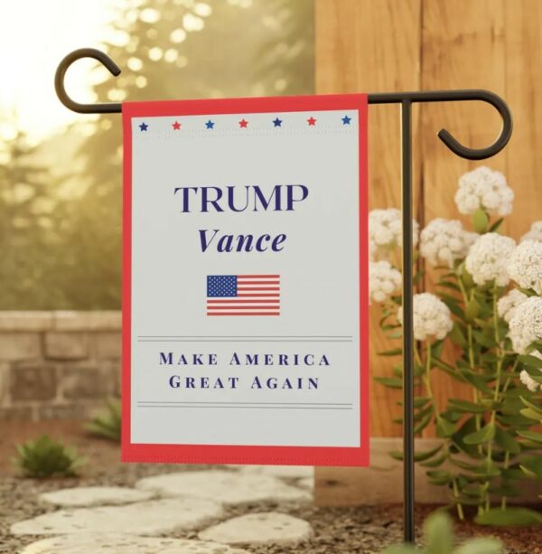 Trump Vance Garden Flag