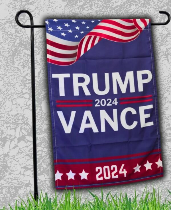 Trump Vance Garden Flag Trump 2024 Flags Maga Flag Trump House Flag