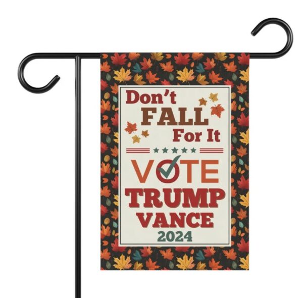 Trump Vance Garden Flag Trump Vance Fall Flag Fall Trump Gifts Halloween Trump Flag Trump 2024 Maga Merch Republican Gifts Fall Garden Flags1