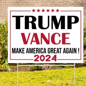 Trump Vance Garden Sign, Make America Great, Trump 2024, Vote Trump, Political Lawn Sign, Trump Yard Sign, Vote 2024, Election Sign 5 Trump Vance Garden Sign, Make America Great, Trump 2024, Vote Trump, Political Lawn Sign, Trump Yard Sign, Vote 2024, Election Sign1