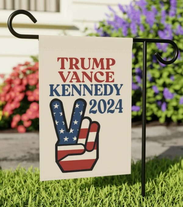 Trump Vance Kennedy Garden Flag 12x18, Maga Garden Flag, Maga Lawn Sign, Trump Supporter, Trump JD Vance Sign, Trumps 2024, Trump Vance Sign